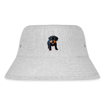 Rottweiler Dogs Dog Puppy Dog Rottweiler Puppy - Stanley/Stella Recycled Bucket Hat - heather grey - Front