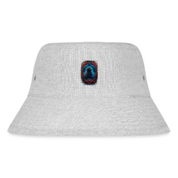 Joke Animal Pet Animal Print Animal Seal (Animal) - Stanley/Stella Recycled Bucket Hat - heather grey - Front