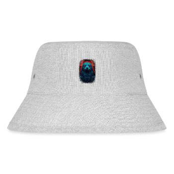 children happy present baby mammal kawaii - Stanley/Stella recycelter Bucket Hat - Grau meliert - Vorne