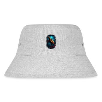 duck green tribal turtle turtle lover geek - Stanley/Stella Recycled Bucket Hat - heather grey - Front