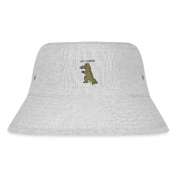 Späterer Alligator - Stanley/Stella recycelter Bucket Hat - Grau meliert - Vorne
