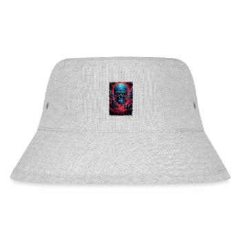mouse everything is okay modest everything is come - Stanley/Stella recycelter Bucket Hat - Grau meliert - Vorne