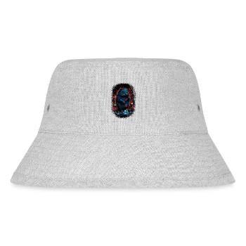 quote animal welfare fun beavers cool animal - Stanley/Stella recycelter Bucket Hat - Grau meliert - Vorne