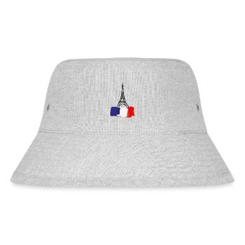 paris eiffelturm - Stanley/Stella recycelter Bucket Hat - Grau meliert - Vorne