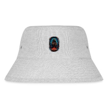Animal Lovers Funny Quote Statement Animal - Stanley/Stella Recycled Bucket Hat - heather grey - Front