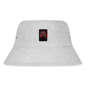 quote chimney christmas gift kids gift idea - Stanley/Stella recycelter Bucket Hat - Grau meliert - Vorne