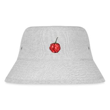 Chili Pflanze scharf Tabasco Jalapeno Habanero - Stanley/Stella recycelter Bucket Hat - Grau meliert - Vorne