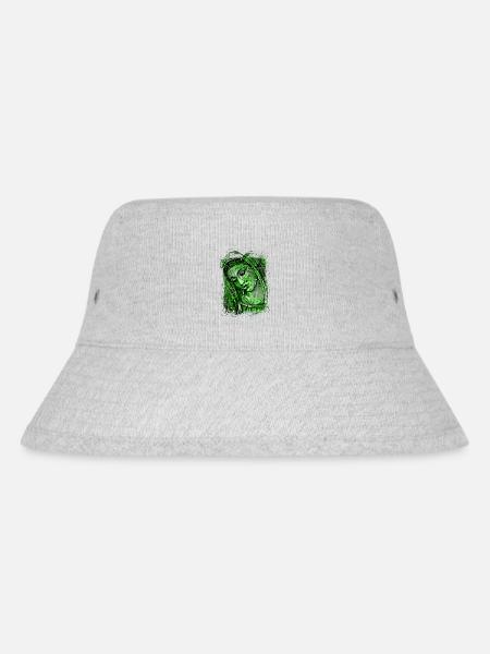 Jesus Gott gud Maria Madonna Mariana Jungfrau Maria - Stanley/Stella recycelter Bucket Hat - Grau meliert