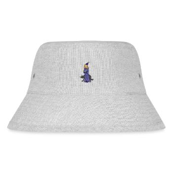 Midnight Magic - Stanley/Stella recycelter Bucket Hat - Grau meliert - Vorne