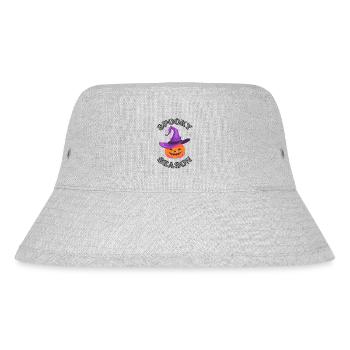Spooky Season - Stanley/Stella recycelter Bucket Hat - Grau meliert - Vorne