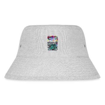 Breakdance Hip Hop Rap Tanzmusik Graffiti Schule - Stanley/Stella recycelter Bucket Hat - Grau meliert - Vorne
