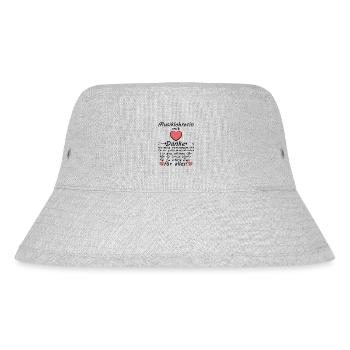 Musiklehrerin mit Herz Dankeschön Danke für alles - Stanley/Stella recycelter Bucket Hat - Grau meliert - Vorne