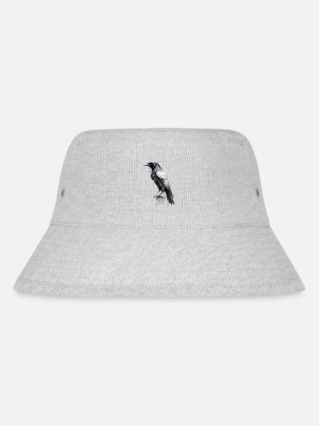 Rabe - Stanley/Stella recycelter Bucket Hat - Grau meliert