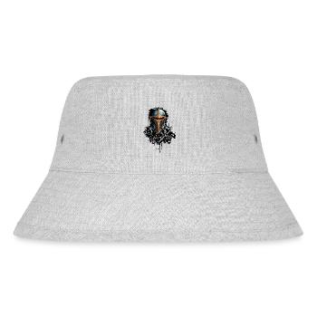 Mittelalterliche Ritterrüstung - Stanley/Stella recycelter Bucket Hat - Grau meliert - Vorne
