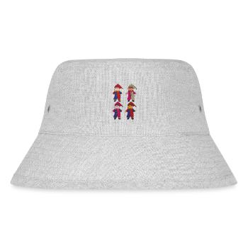 kasper in a four-pack - Stanley/Stella Recycled Bucket Hat - heather grey - Front