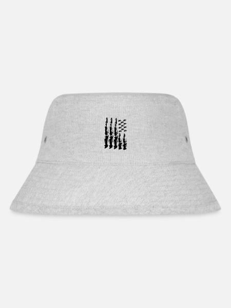 Flagge der Bretagne - Stanley/Stella recycelter Bucket Hat - Grau meliert