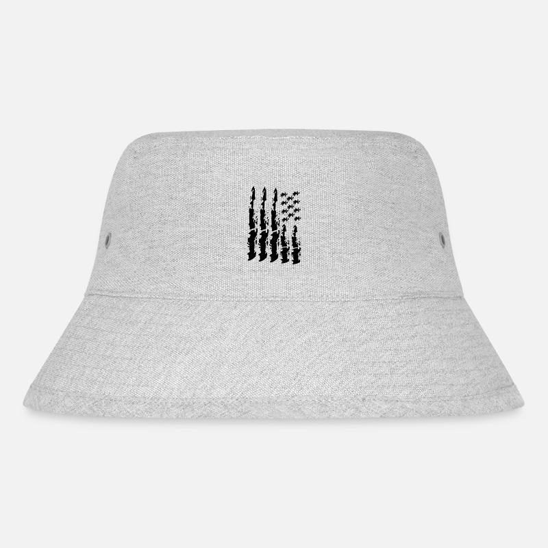 Flagge der Bretagne - Stanley/Stella recycelter Bucket Hat - Grau meliert