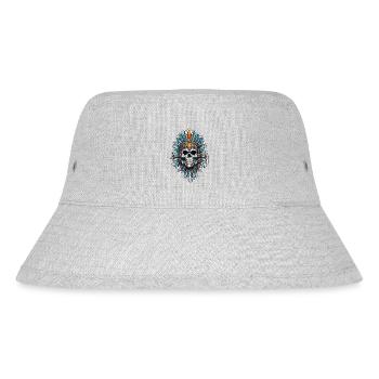 Mayan / Hochkultur / Peru / Maya Kalender / Motiv - Stanley/Stella recycelter Bucket Hat - Grau meliert - Vorne