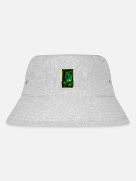 Tür ins Paradies - Stanley/Stella recycelter Bucket Hat - Grau meliert