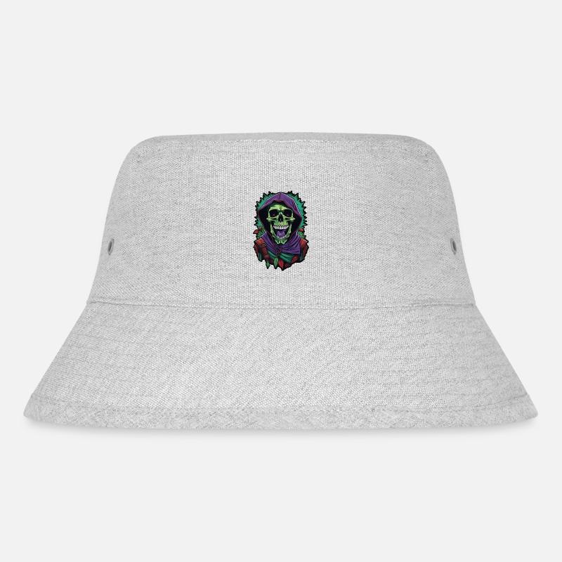 Tod in der Nachbarschaft - Stanley/Stella recycelter Bucket Hat - Grau meliert