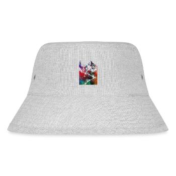 Cycling #cycling #sport #bike - Stanley/Stella Recycled Bucket Hat - heather grey - Front
