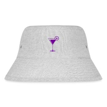 cocktail - Stanley/Stella recycelter Bucket Hat - Grau meliert - Vorne