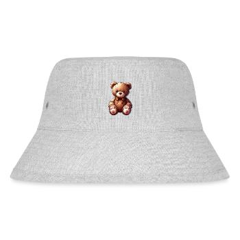 Orso Orsacchiotto Teddybär - Stanley/Stella recycelter Bucket Hat - Grau meliert - Vorne