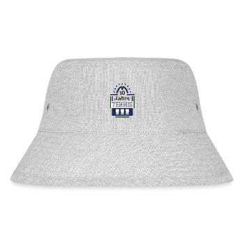 10 Jahre Tennis Jubiläum Tennisspieler Jubi 10. - Stanley/Stella recycelter Bucket Hat - Grau meliert - Vorne