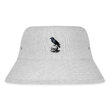 Dunkler Wächter - Stanley/Stella recycelter Bucket Hat - Grau meliert - Vorne