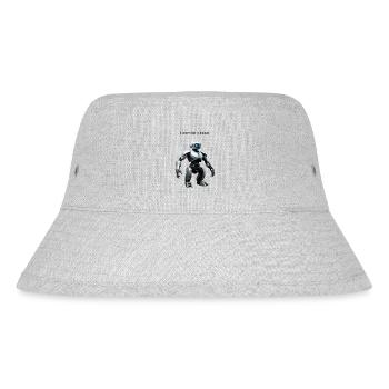 Roboter - Stanley/Stella recycelter Bucket Hat - Grau meliert - Vorne