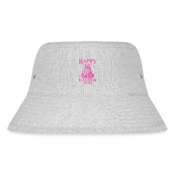 Happy Easter Bruh - Stanley/Stella recycelter Bucket Hat - Grau meliert - Vorne