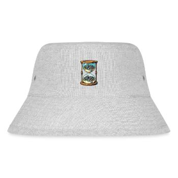 sanduhr stadt - Stanley/Stella recycelter Bucket Hat - Grau meliert - Vorne
