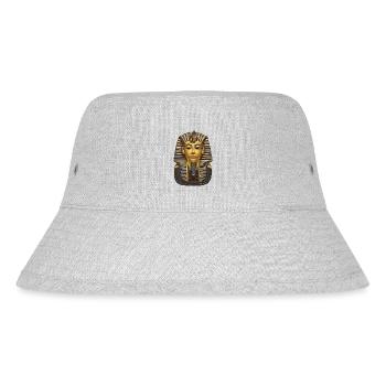 Tutanchamun Maske - Stanley/Stella recycelter Bucket Hat - Grau meliert - Vorne