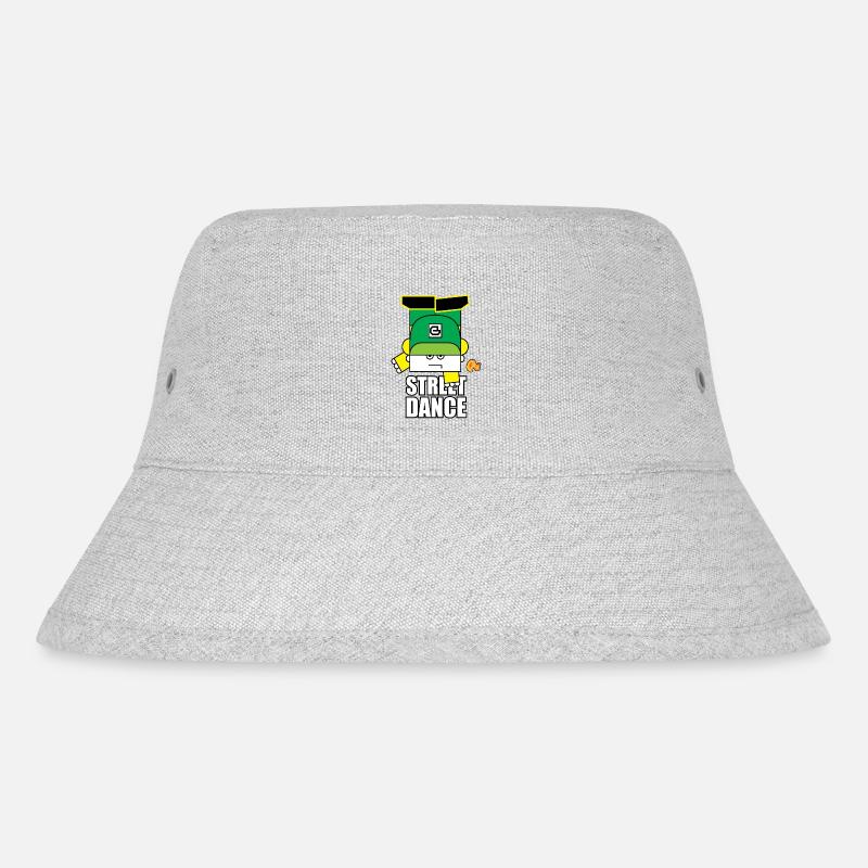 Green Street Dance Bot - Stanley/Stella recycelter Bucket Hat - Grau meliert