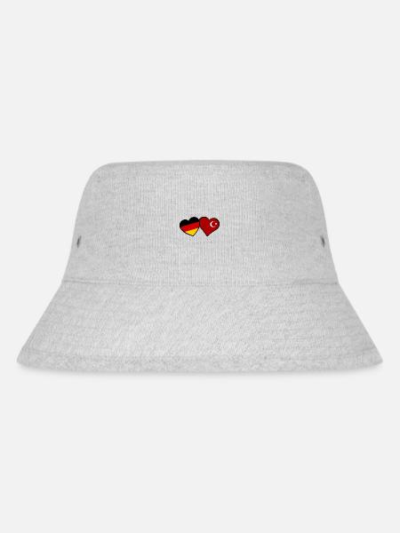Die deutsch türkische Partnerschaft - Stanley/Stella recycelter Bucket Hat - Grau meliert