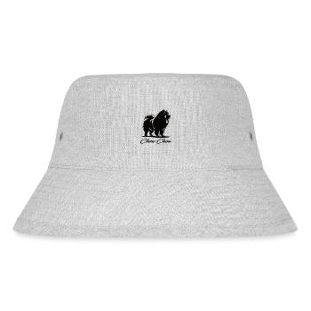 Chow Chow Design – Majestätisch und Stolz - Stanley/Stella recycelter Bucket Hat - Grau meliert - Vorne