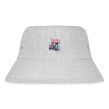 I Like America Country Forever - Stanley/Stella recycelter Bucket Hat - Grau meliert - Vorne