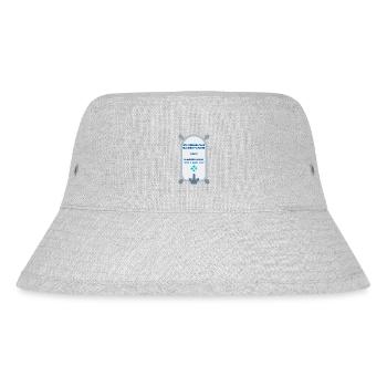 Fasching | Badewanne | Lustig | Spruch | Karneval - Stanley/Stella recycelter Bucket Hat - Grau meliert - Vorne