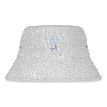 Fasching | Badewanne | Lustig | Spruch | Karneval - Stanley/Stella recycelter Bucket Hat - Grau meliert - Vorne