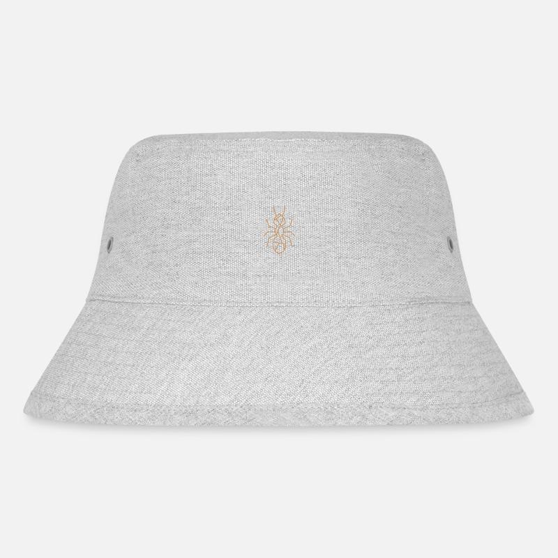 Ameise | Tier | Logo - Stanley/Stella recycelter Bucket Hat - Grau meliert
