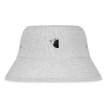 aces_2clr - Stanley/Stella Recycled Bucket Hat - heather grey - Front