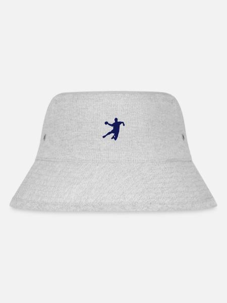 Handball Sprungwurf - Stanley/Stella recycelter Bucket Hat - Grau meliert