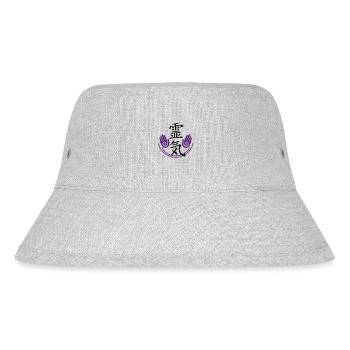 Reiki - Energy - Stanley/Stella recycelter Bucket Hat - Grau meliert - Vorne
