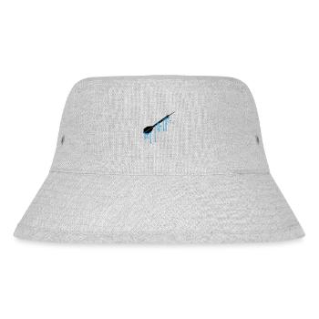 wet drops graffiti spray logo cool play darts - Stanley/Stella Recycled Bucket Hat - heather grey - Front
