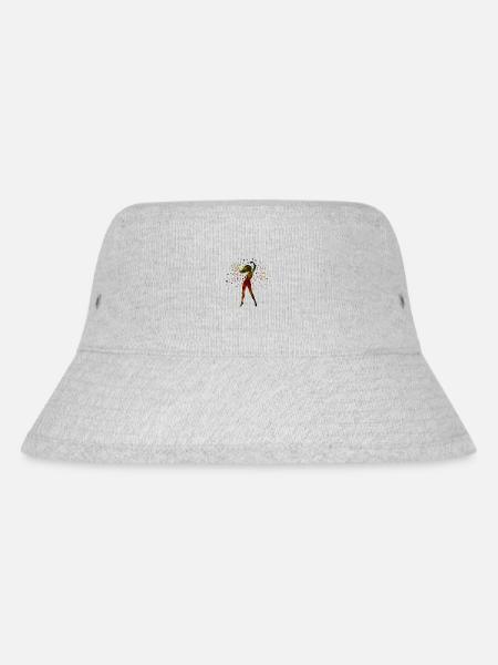 Galaxy Strong Pose - Stanley/Stella recycelter Bucket Hat - Grau meliert