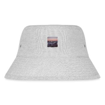 OCEAN LOVE - Stanley/Stella Recycled Bucket Hat - heather grey - Front