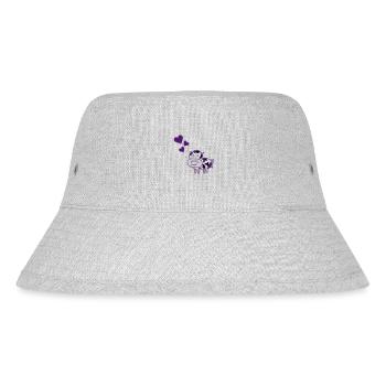 cow_in_love - Stanley/Stella Recycled Bucket Hat - heather grey - Front