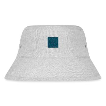 Leaves floral pattern pattern dark blue turquoise - Stanley/Stella Recycled Bucket Hat - heather grey - Front