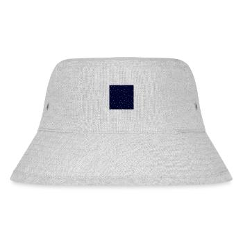 Sterne Muster - Stanley/Stella recycelter Bucket Hat - Grau meliert - Vorne