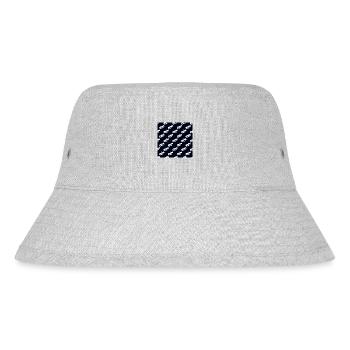 Tuba Instrument Muster - Stanley/Stella recycelter Bucket Hat - Grau meliert - Vorne
